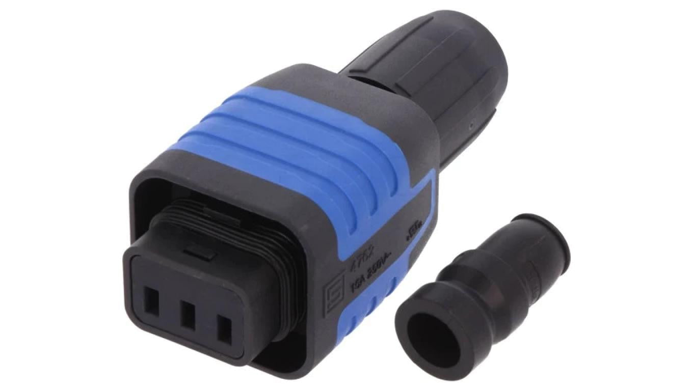 Złącze zasilające AC zacisk śrubowy żeńskie 4455 6÷10mm 10A 4312.0003