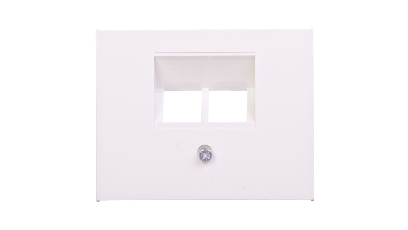 K.1 Element centralny do gniazda UAE RJ11 RJ12 RJ45 kat.3, 5e, 6 45st śnieżnobiały 14097009