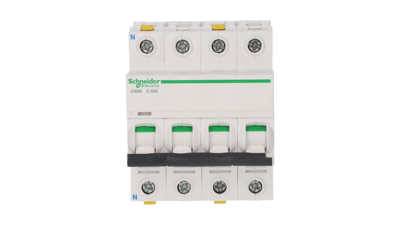 Wyłącznik nadprądowy 3P+N C 20A 6kA AC iC60N-C20-3N Acti9 A9F04720