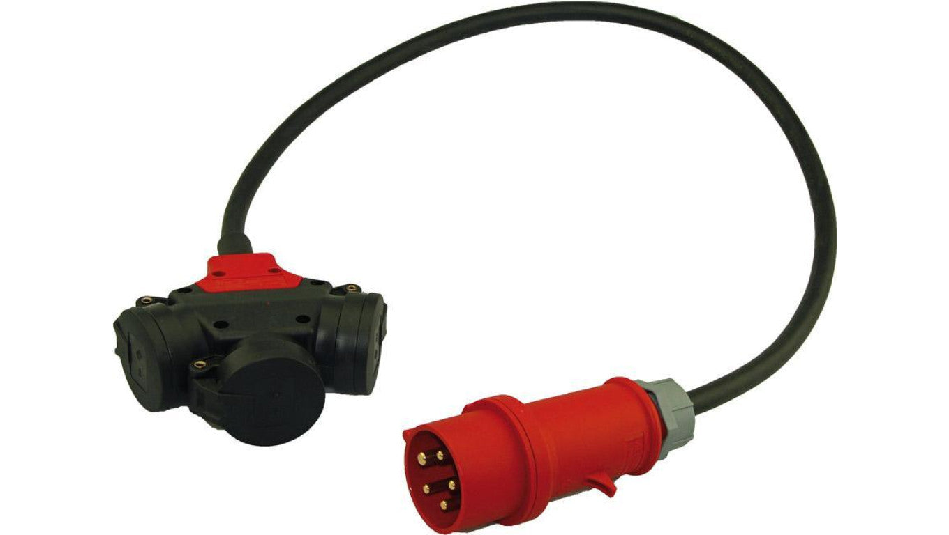 Przedłużacz CEE z rozdzielaczem wielokrotnym, IP44 1m H07RN-F5G2,5 CEE 16A Althoff Kabeltechnik