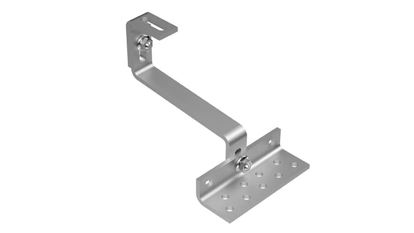 Uchwyt hak pod dachówkę z podwójną regulacją - wydłużony - 230mm K-12-LONG