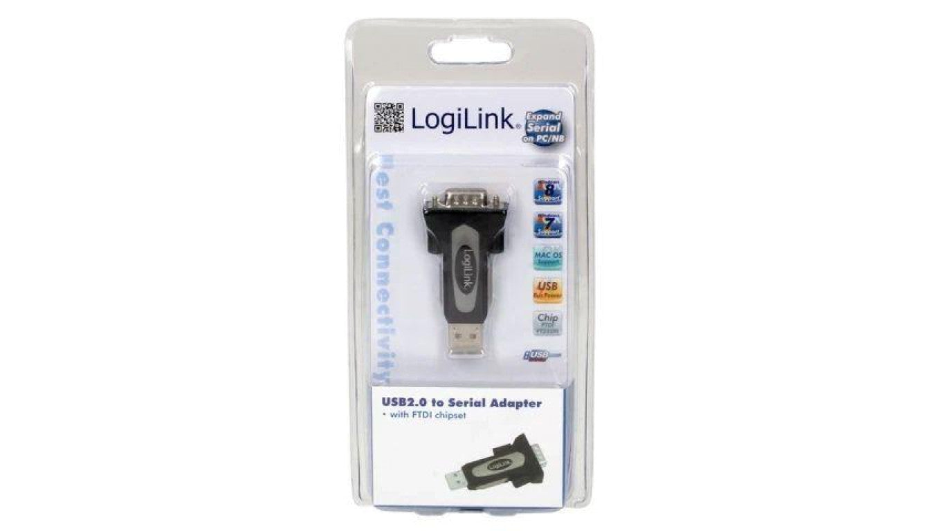 Konwerter USB-RS232 D-Sub 9-PIN wtyk,USB A wtyk USB 2.0 AU0034