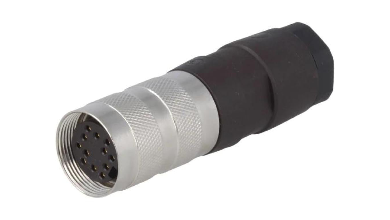 Złącze M16 wtyk żeński lutowanie na przewód 12-PIN 3A 150V T3636002U