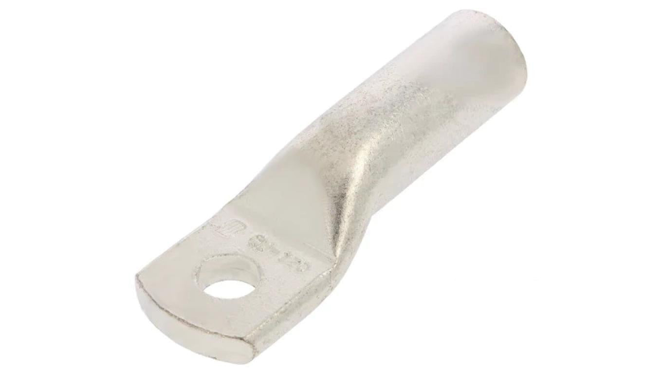Końcówka oczkowa rurowa o otworze M12, przekroju przewodu 120mm², zaciskana na przewód BM73120
