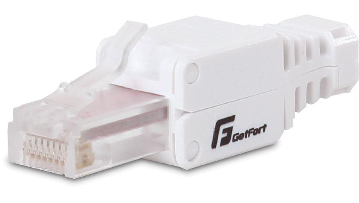 Wtyk modularny beznarzędziowy RJ45 kat. 5e UTP, 8P8C (GF-RJ45-5UTP-MB) GETFORT