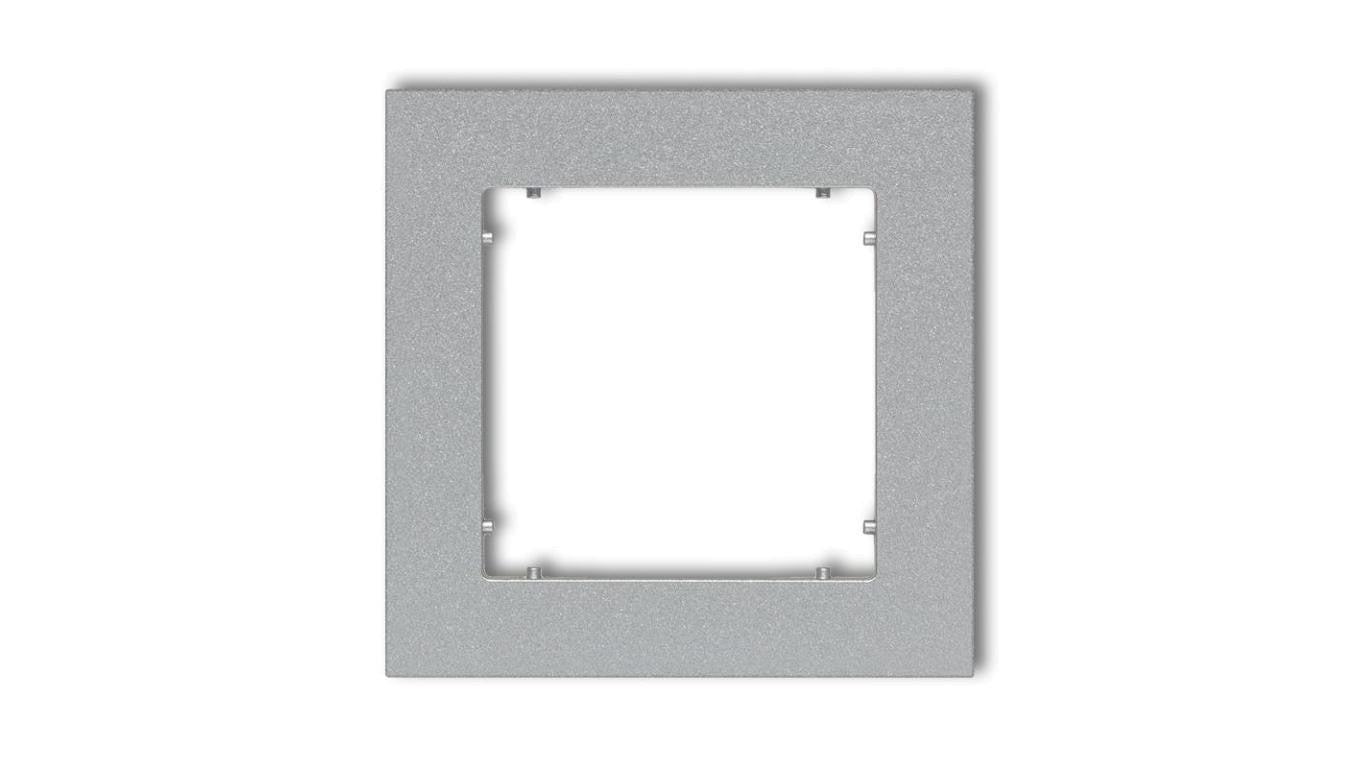 MINI Ramka pojedyncza srebrny metalik 7MR-1