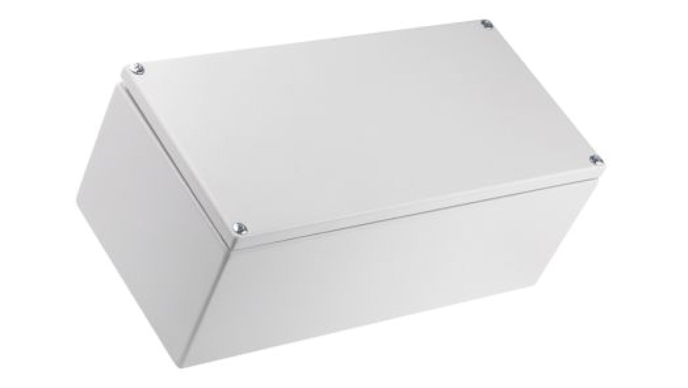 Puszka elektroinstalacyjna, 300 x 120 x 150mm, IP66, kolor Szary, materiał Stal miękka, RS PRO