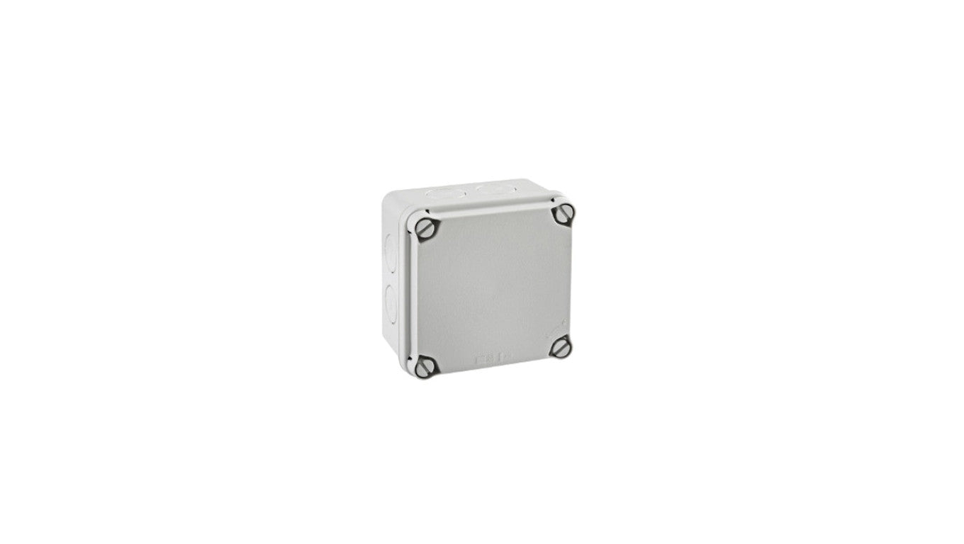 IP65-IP67 Puszka hermetyczna LIGHT 113x113x68 pokrywa pełna, z osłabieniami (7xM25)