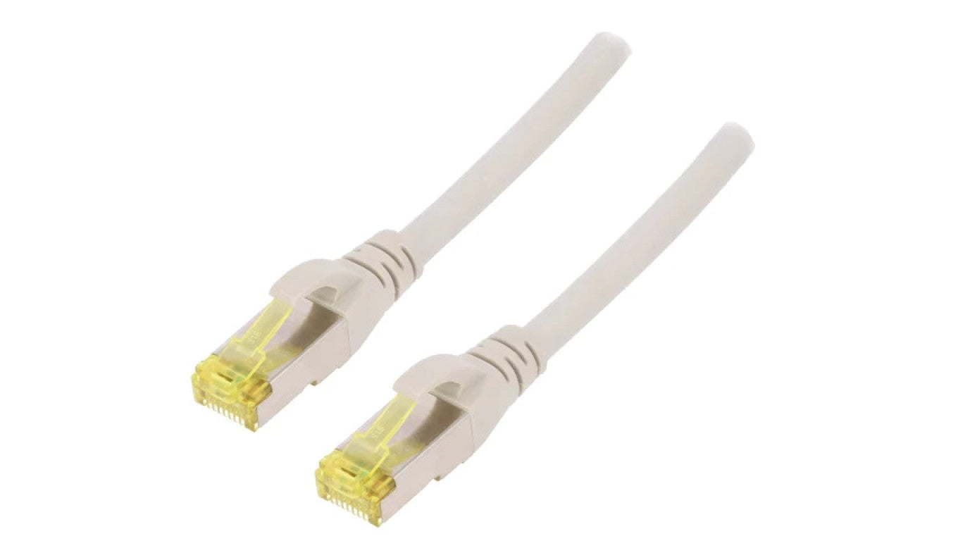Patch cord S/FTP 6a linka Cu LSZH szary 10m 26AWG DK-1644-A-100