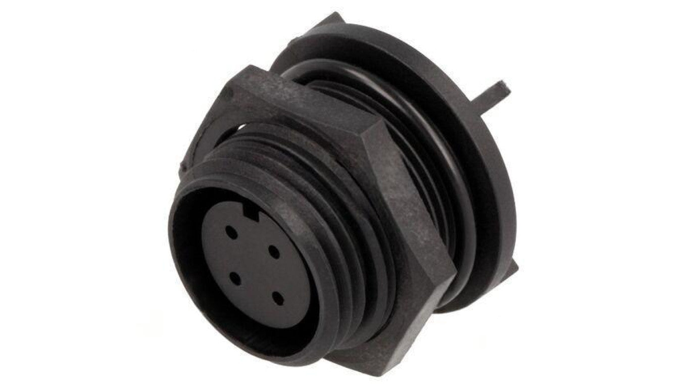 Złącze okrągłe gniazdo żeńskie PIN: 4 125V Buccaneer 400 IP68 PX0413/04S/PC