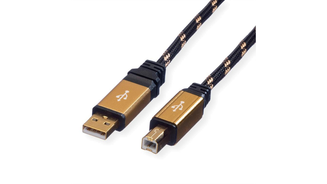 Kabel ROLINE GOLD USB 2.0, typ A-B, 4,5 m