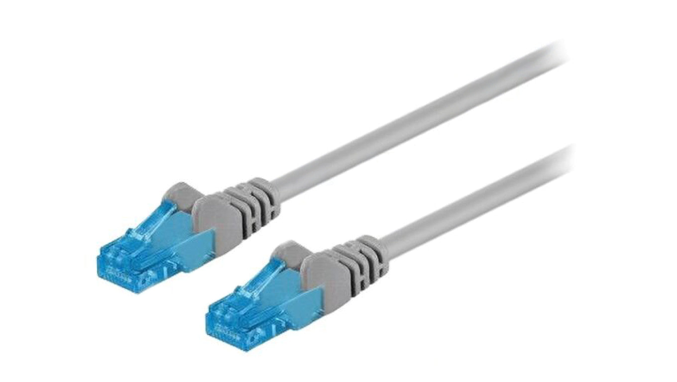 Patch cord U/UTP 6a linka Cu LSZH szary 20m 26AWG Żyły: 8 55427
