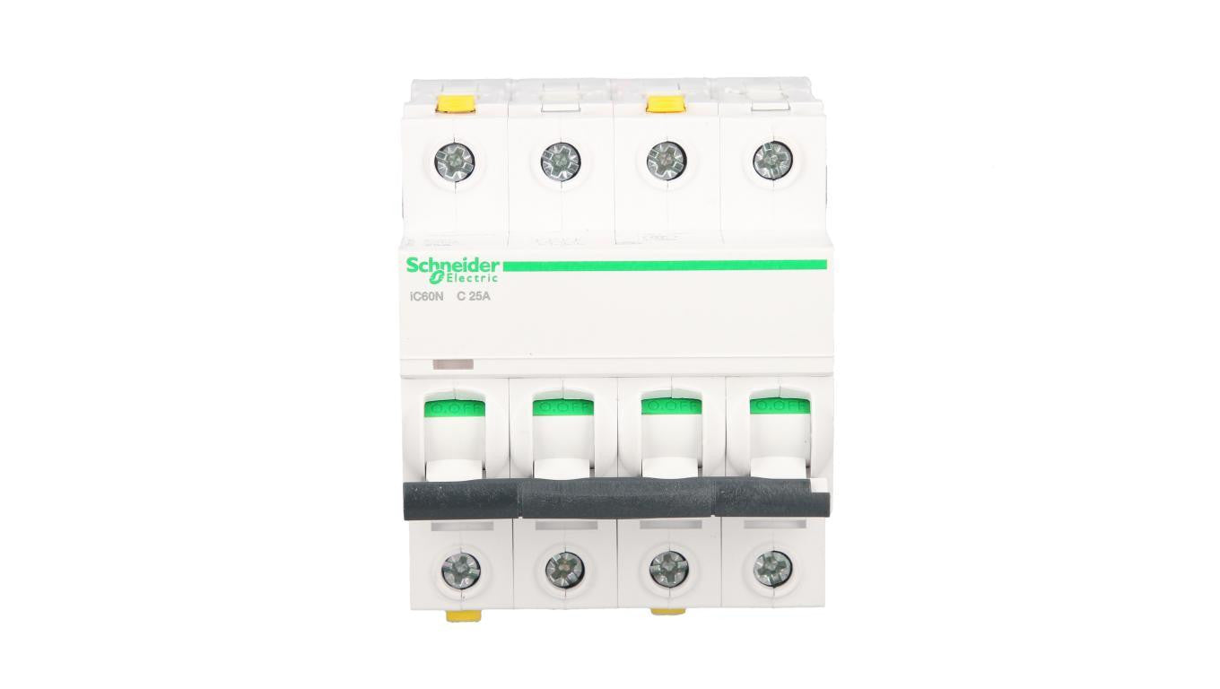 Wyłącznik nadprądowy 4P C 25A 6kA AC iC60N-C25-4 Acti9 A9F04425