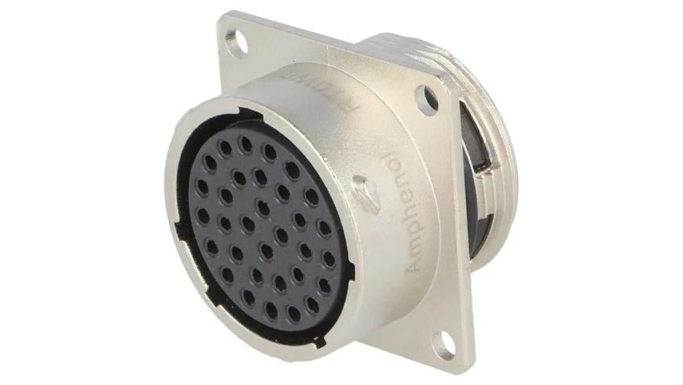 Złącze okrągłe gniazdo kołnierz (4 otwory),na panel 32-PIN RT0W01832SNH