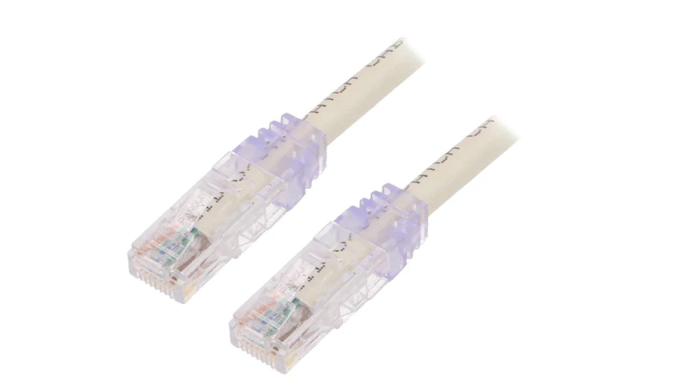 Patch cord TX6A™ 10Gig,U/UTP 6a drut Cu PVC biały 2m 24AWG UTP6AX2M