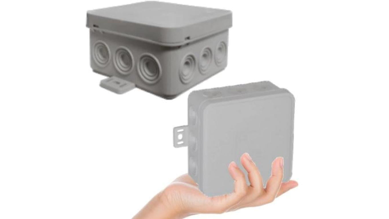 VIPLAST Puszka V7 Bryzgoszczelna Szara IP54