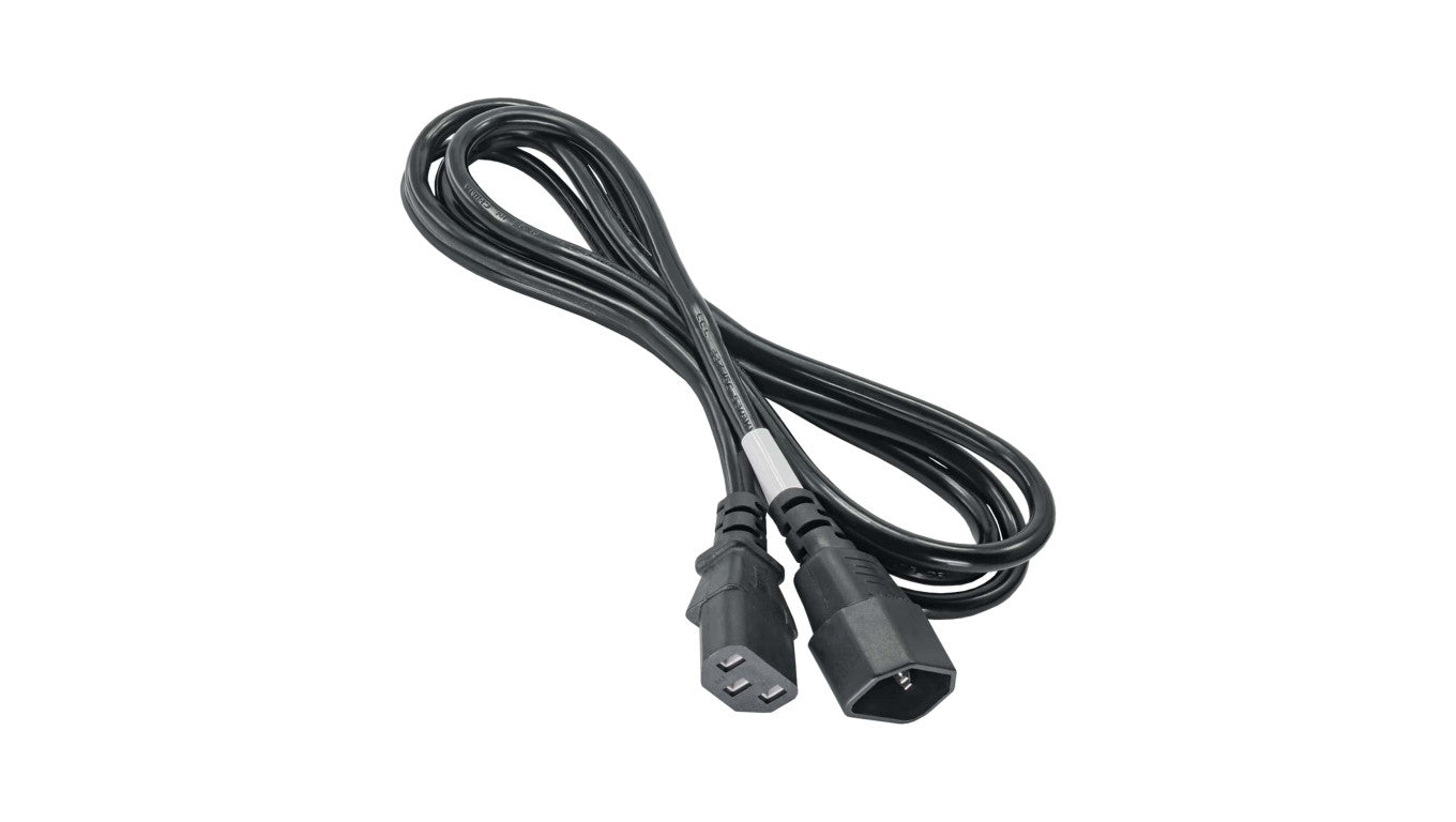 Kabel zasilający Akyga AK-PC-03A przedłużacz CCA IEC C13 / C14 1.8 m