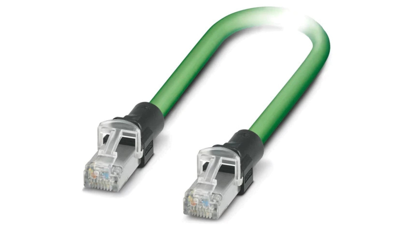 Patch cord SF/UTP 5 linka Cu,cynowana PVC zielony 2m 22AWG 1112820