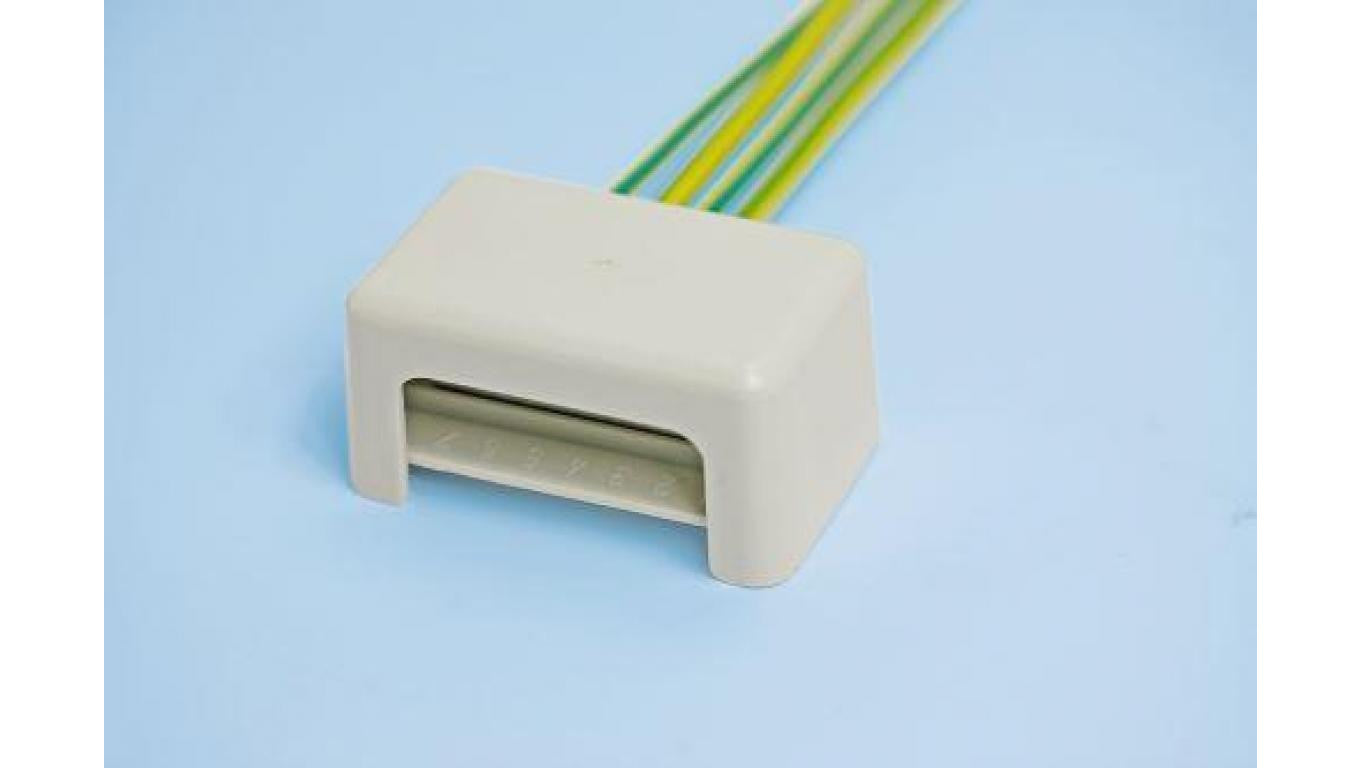 Szyna wyrównawcza 2x2,5-25 mm2, 5x1,5-10mm2, 300V, 100kA (10/350) Typ 943