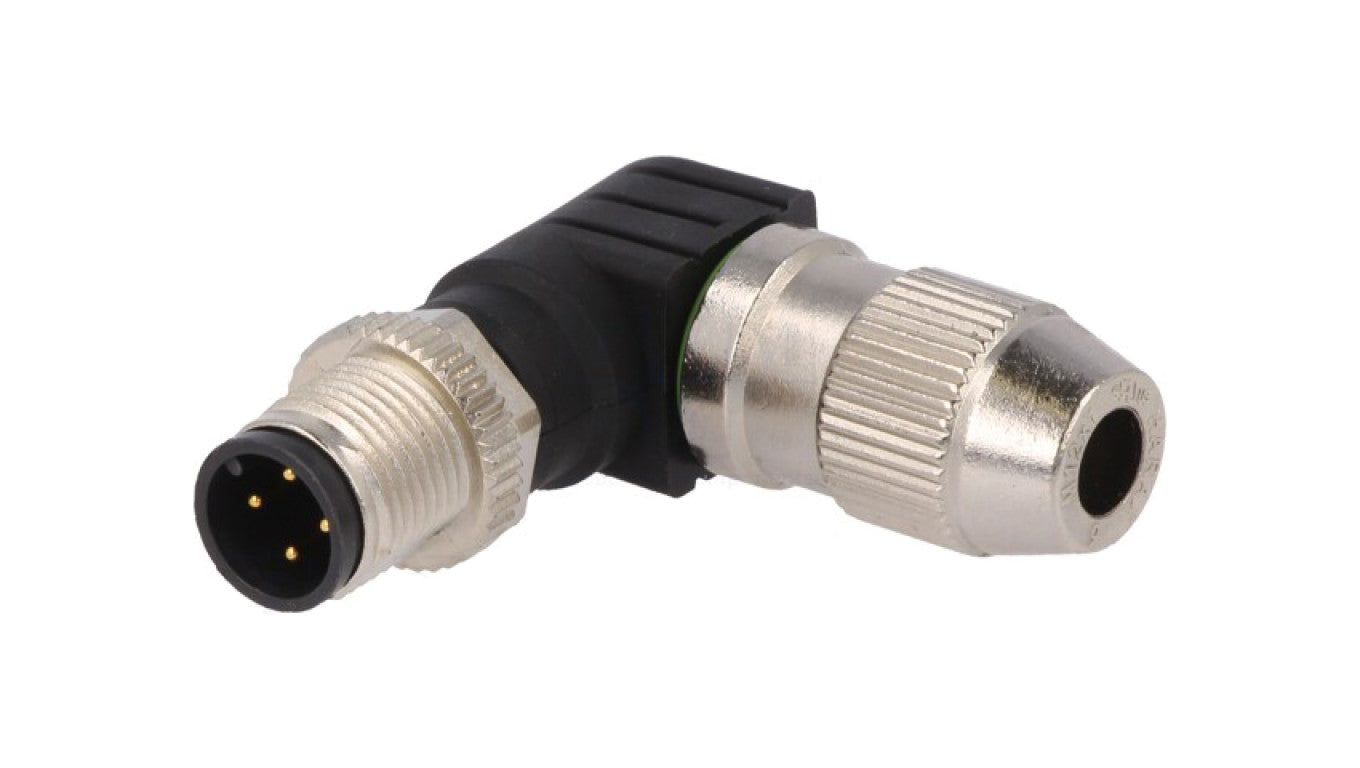 Złącze okrągłe MOSA M12 męskie kątowe 4-PIN 7000-12561-0000000