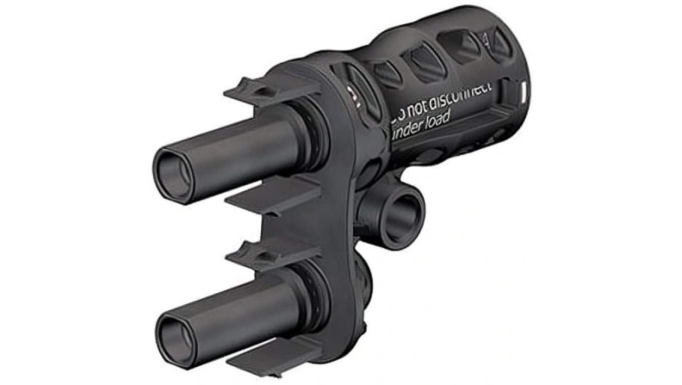Złącze solarne MC4 dwójnik równoległy fotowoltaiczny PV IP67 Staubli Multi-Contact 2x gniazdo(+) - 1x wtyk(-) EVO2