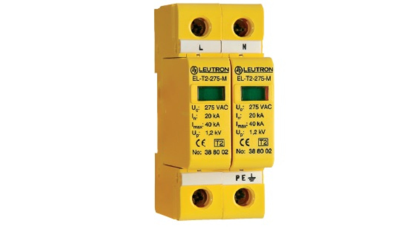 Ogranicznik przepięć Typ T2 20kA TN EL-T2/2+0-275 388 165