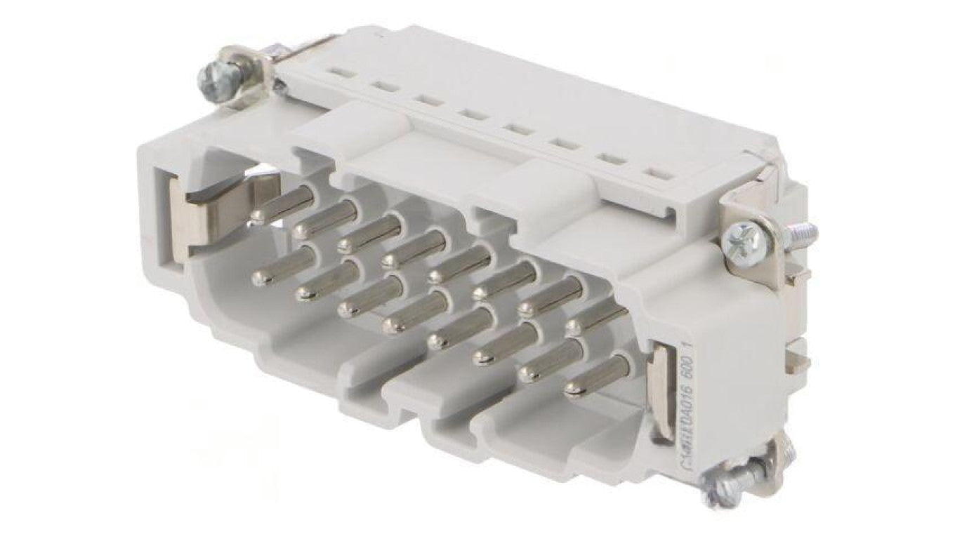 Złącze HDC wkładka stykowa męskie 16A 500V -PIN 16 16+PE C14610A0166001