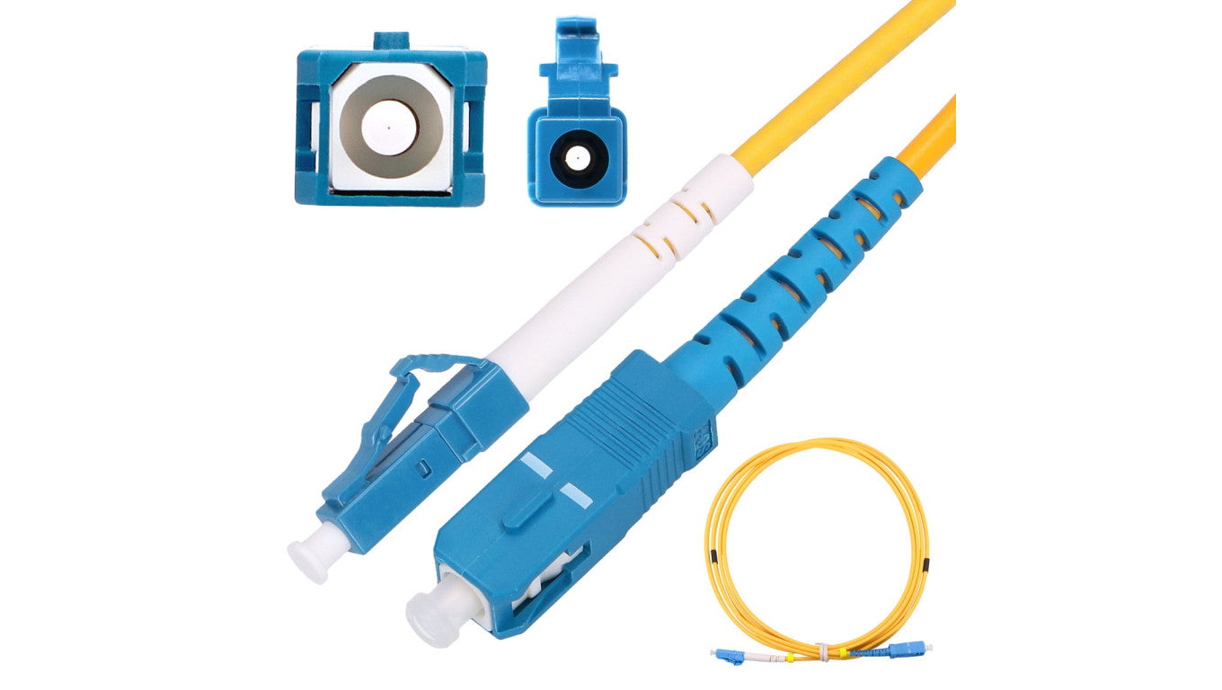 Patchcord Jednomodowy, Simplex, G652D, 3mm, 5m Extralink LC/UPC-SC/UPC