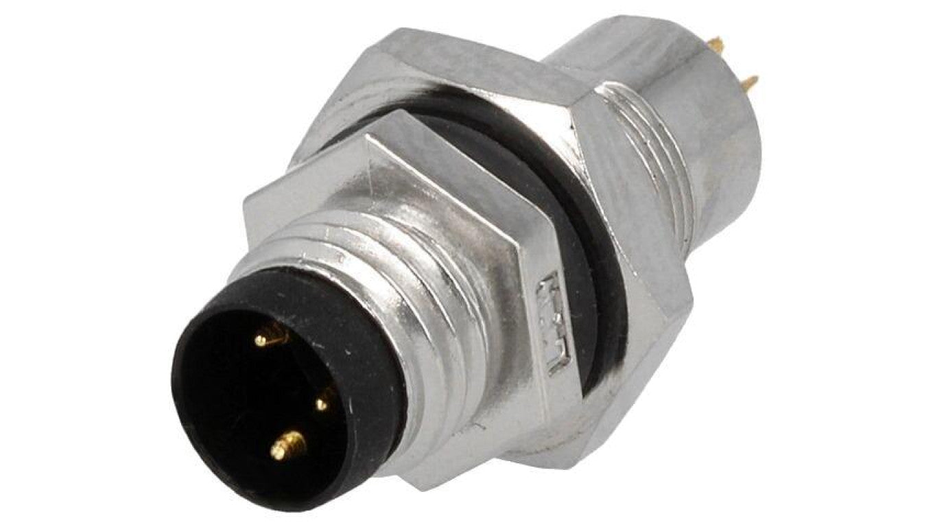 Złącze M8, męskie, PIN:3, gniazdo, proste, 60V 8-03PMMS-SH7001