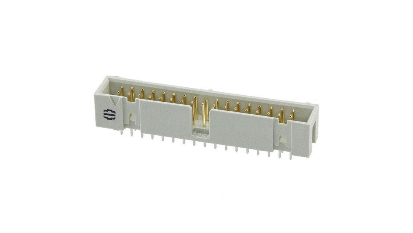 Gniazdo IDC męskie PIN: 34 proste THT 1,27mm R.styków: 2,54mm 09185346324