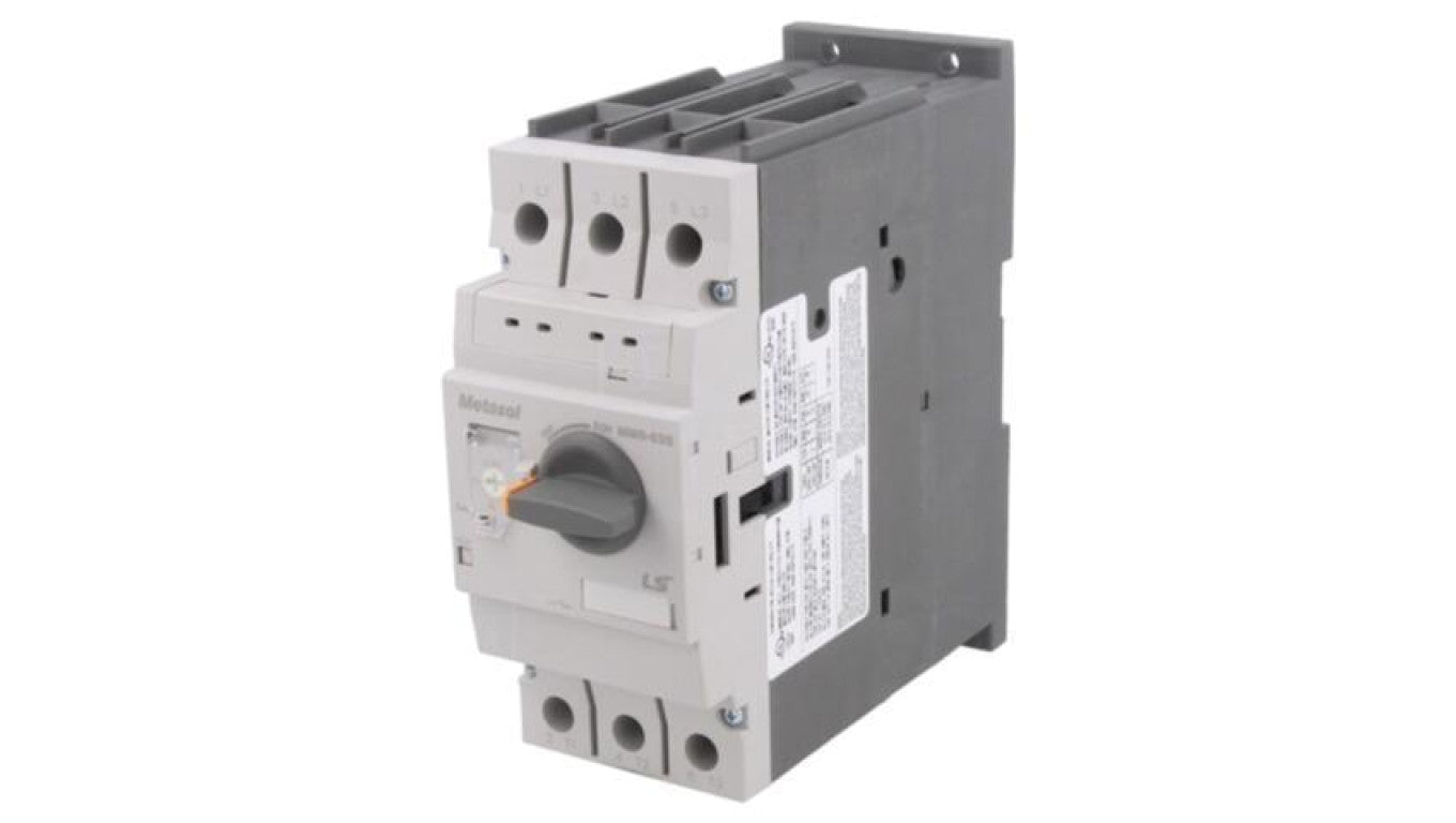 Wyłącznik silnikowy, 22kW, 220÷690VAC, na szynę DIN, Szczeloność: IP20 MMS-63S 50A