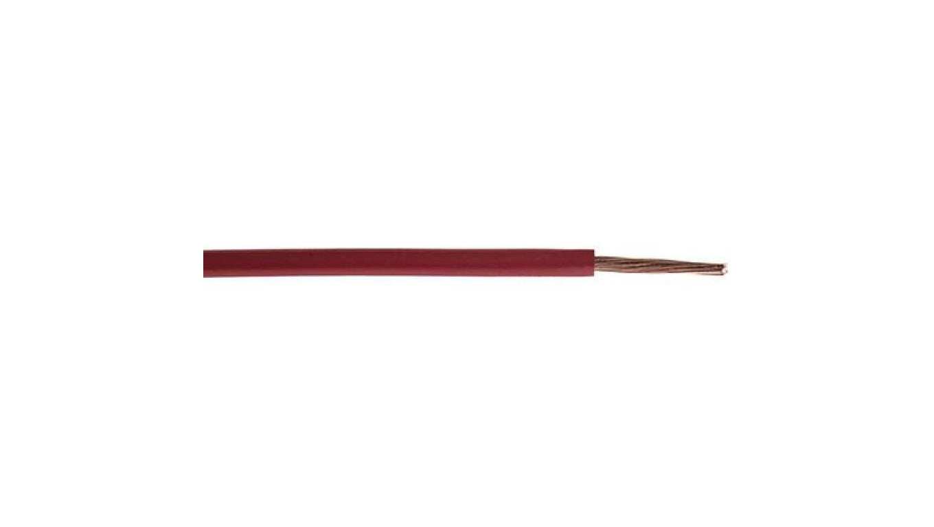 Jednożyłowy kabel sterowniczy CSA 25 mm², Maximum of +70 C 600 V Czerwony, RS PRO