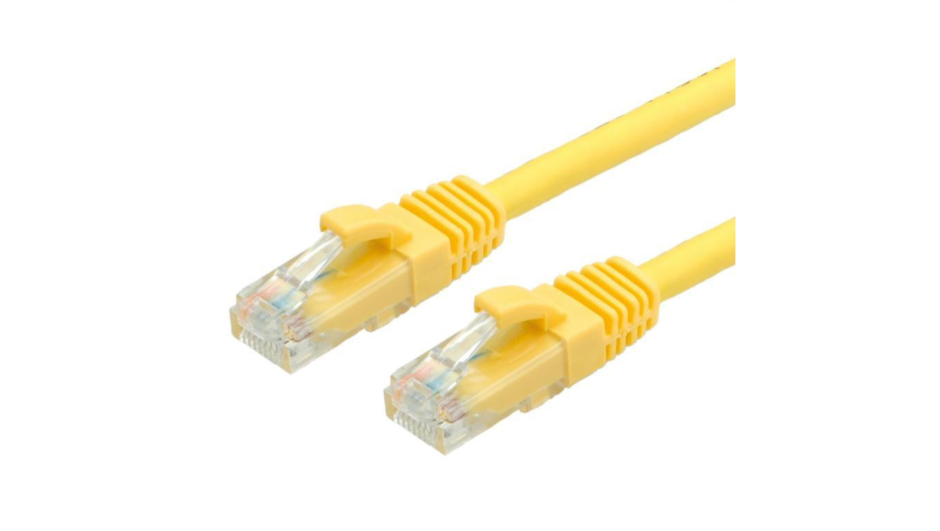 VALUE Kabel krosowy UTP kat. 6 (klasa E), LS0H, żółty, 5 m