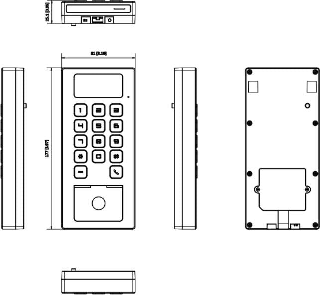 Hikvision DS-K1T502DBWX-QR