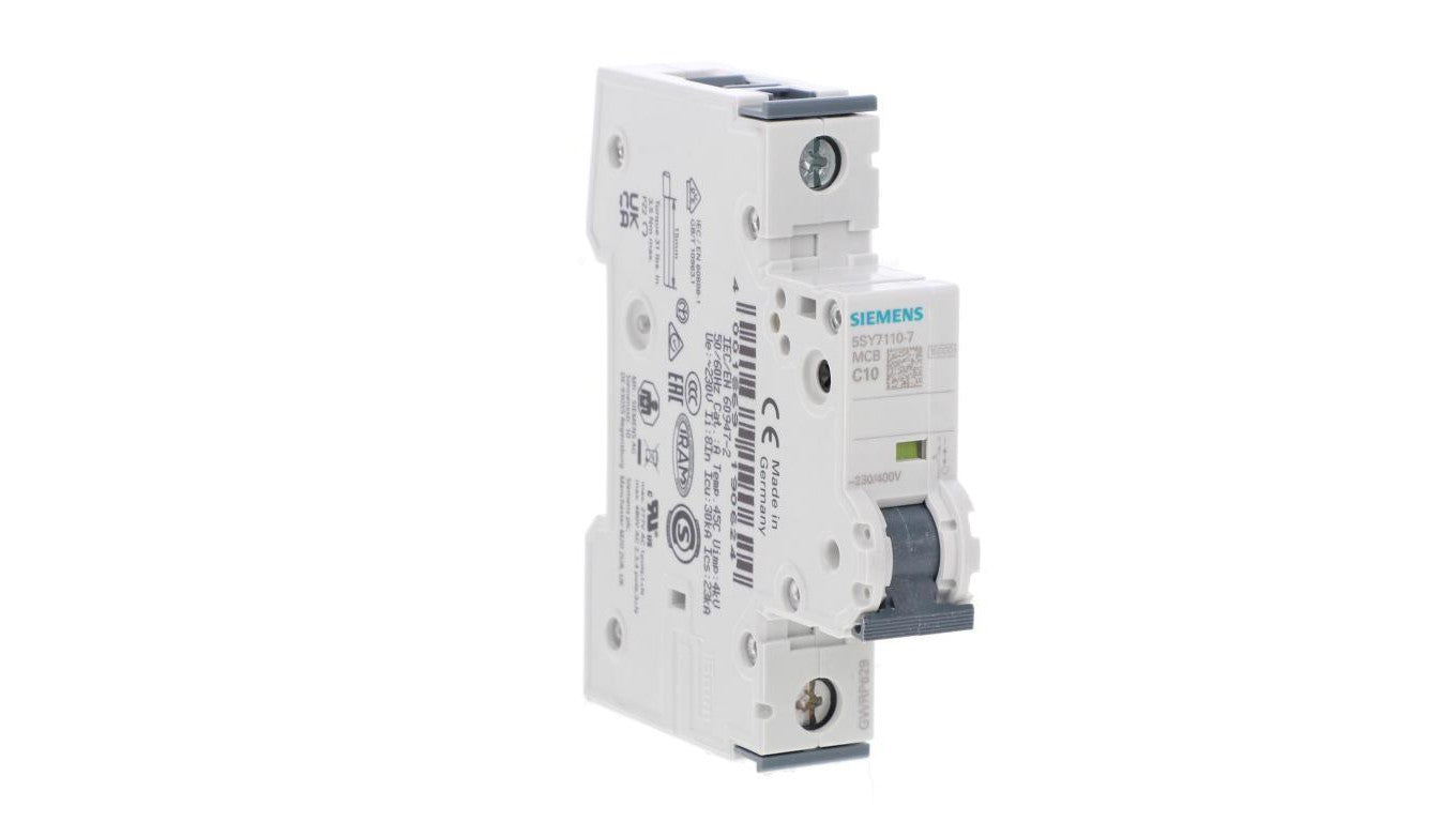 Wyłącznik nadprądowy 1P C 10A 15kA AC SENTRON 5SY7110-7