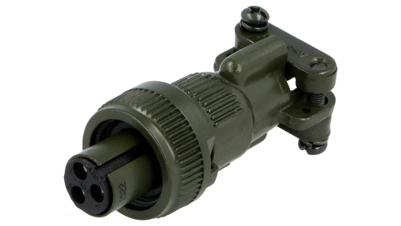 Złącze okrągłe rozmiar 10SL MS/DS stop aluminium DS3106F 10SL-3S