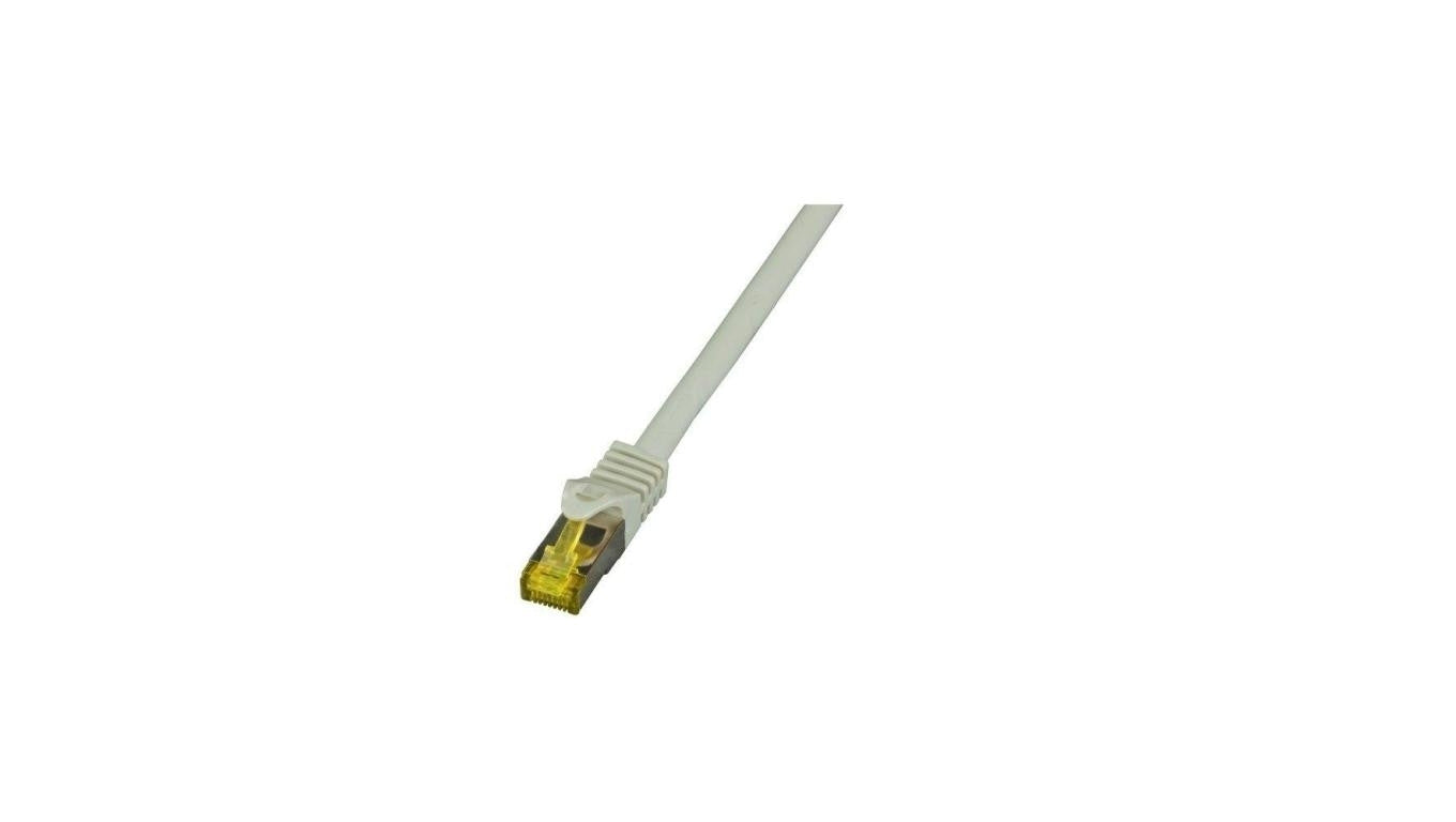 Patchcord SFTP 2m Cat.6a LSZH szary na kablu Cat.7