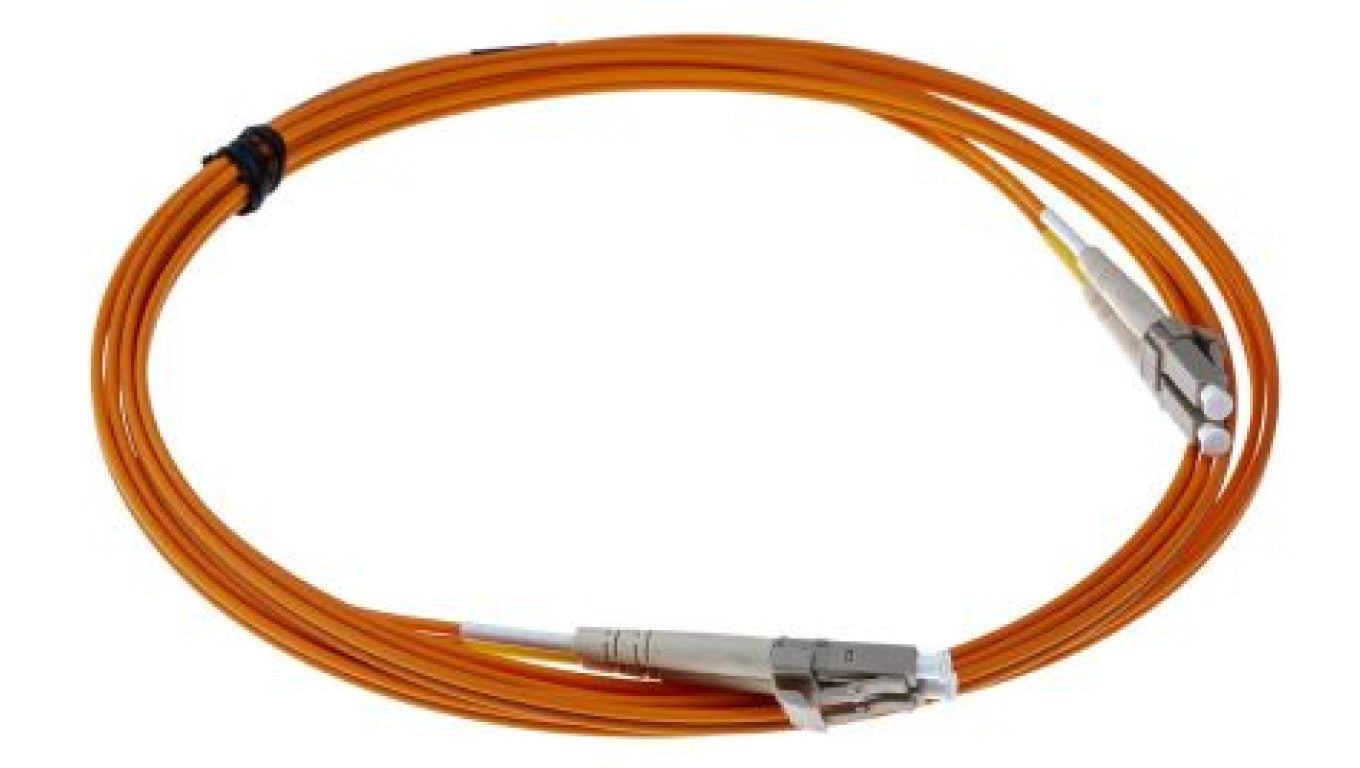 Kabel światłowodowy, średnica: 50/125μm, OM2 Wielomodowy, Pomarańczowy, LC / LC
