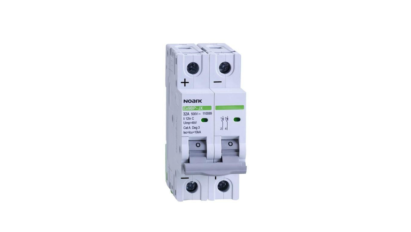 Wyłącznik nadprądowy 2P C 32A DC 10kA Ex9BP-JX(+)
