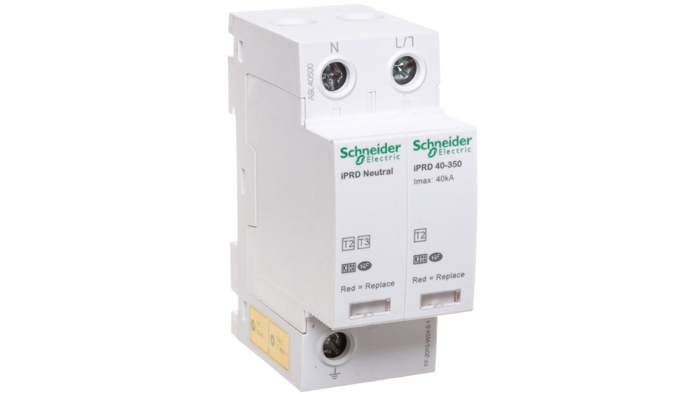 Ogranicznik przepięć Typ T2 1P+N 40kA iPRD-40-40kA-350V-1PN A9L40500