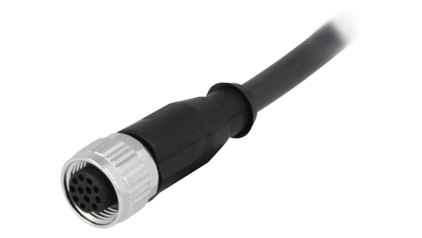 Złącze M12 żeńskie proste 2m 12-PIN 21348500C78020