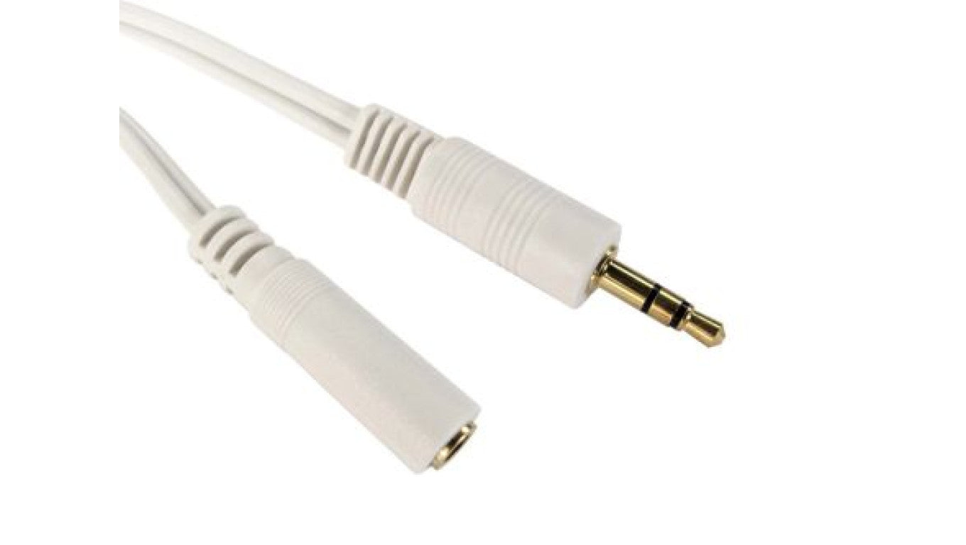 Kabel Jack audio, złącze A: Męskie, złącze B: Żeńskie, 2m