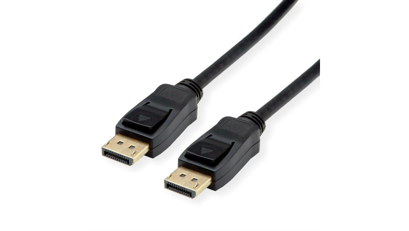 VALUE Kabel DisplayPort, DP v1.3/v1.4, M/M, czarny, 2 m