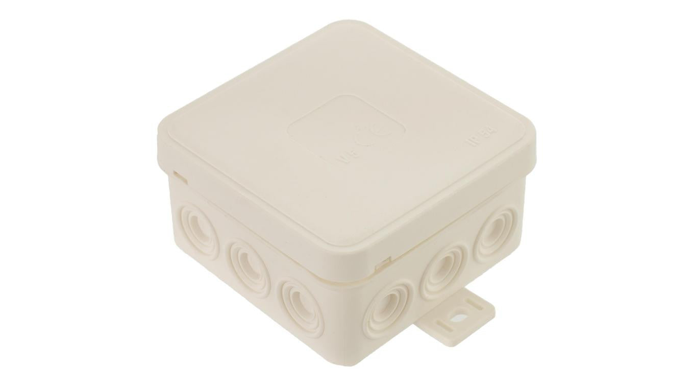 Puszka instalacyjna natynkowa typu KLIK 75x75x41mm hermetyczna IP54 biała ViPlast 71.0070