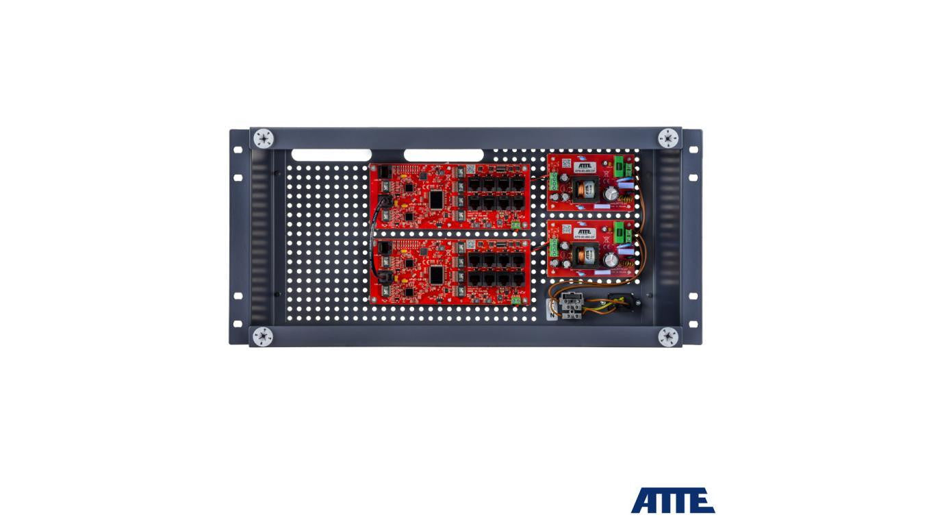 Zestaw do 16 kamer IP switch PoE 16P+2G ATTE IP-16-20-R5U0