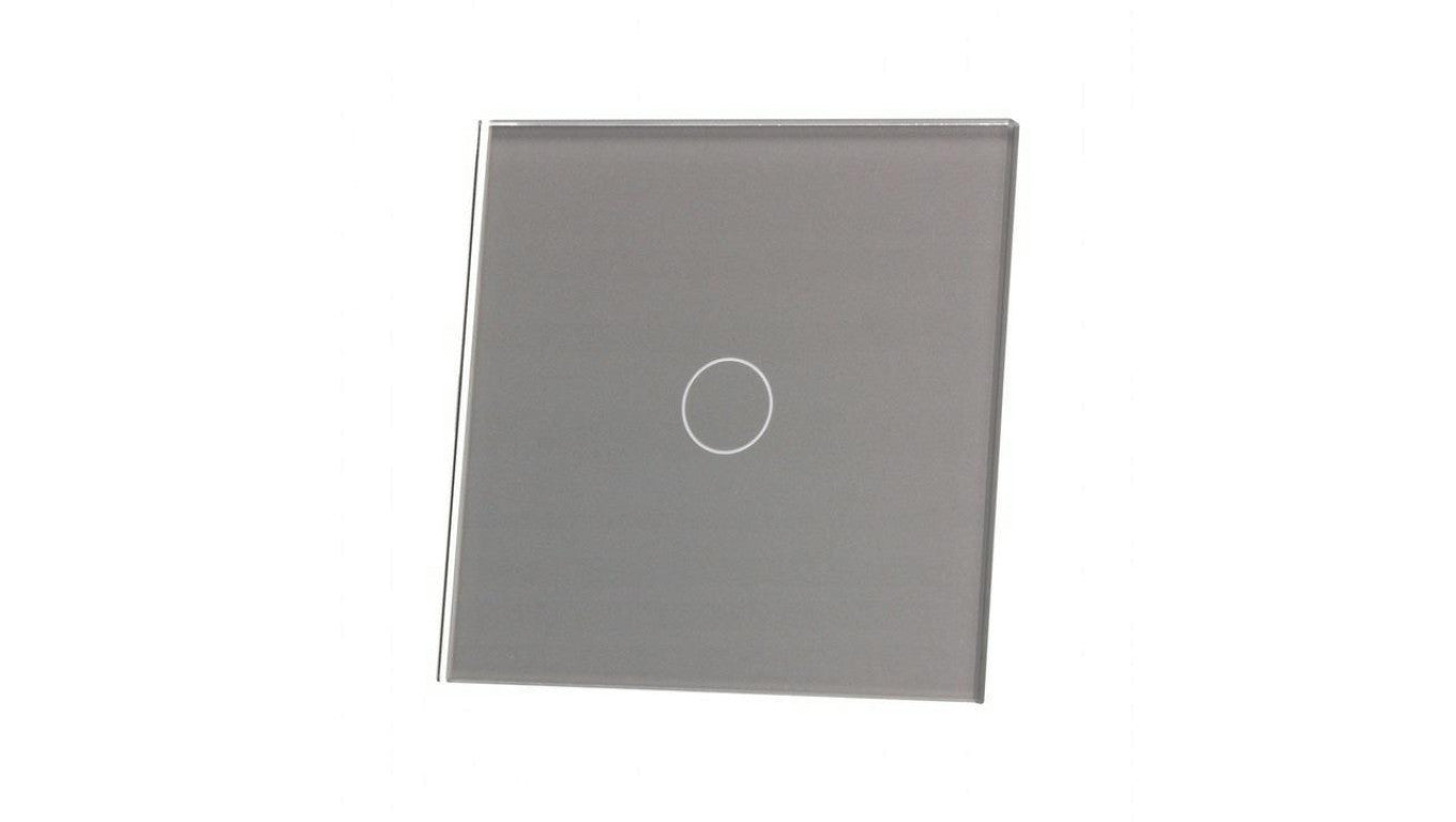 Livolo SREBRNY METALIZOWANY PANEL SZKLANY 701-64