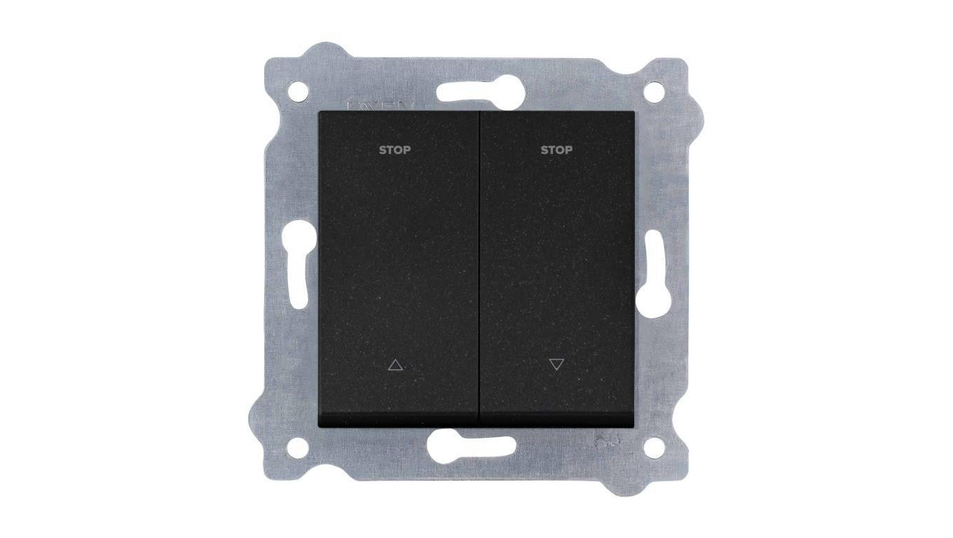 Łącznik roletowy 10A 250V Czarny Metalik 217/14E EXEN