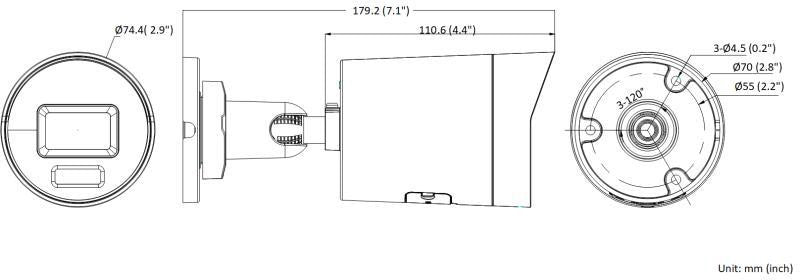 Kamera IP Hikvision DS-2CD2086G2H-IU 4mm EF PL