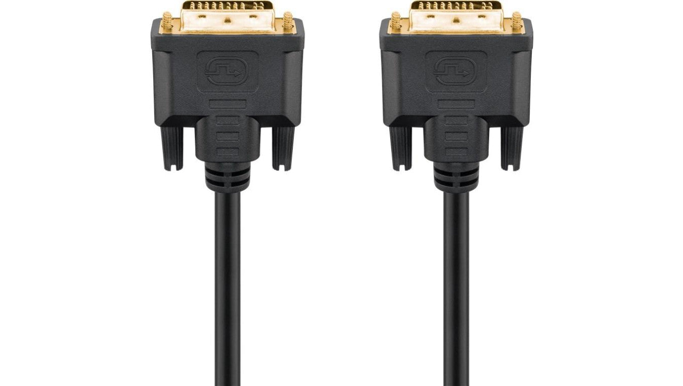 Kabel DVI-I Full HD Dual Link, pozłacany - Długość kabla 3 m
