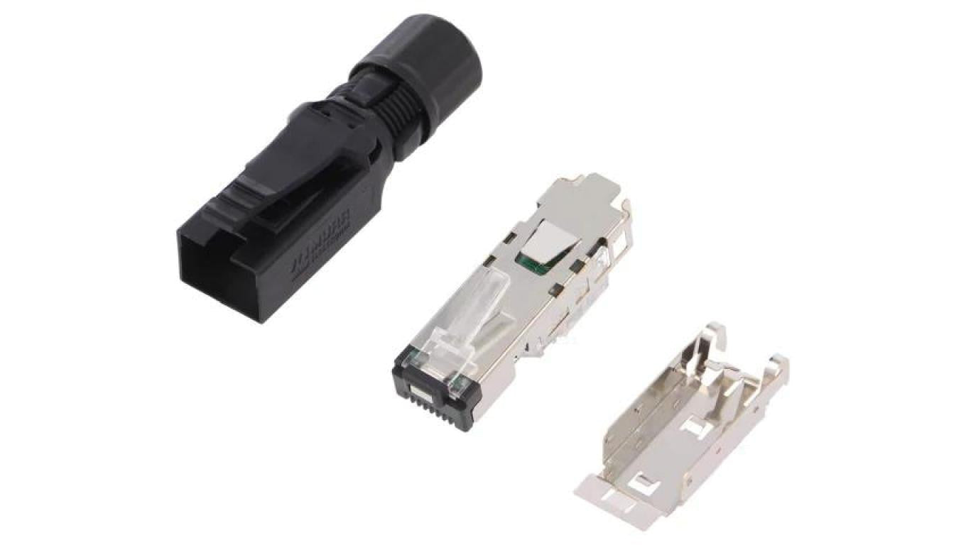 Wtyk RJ45 -PIN 4, Kat 5 ekranowane, 8p4c, średnica zew. 4,5÷9mm 7000-74001-0000000